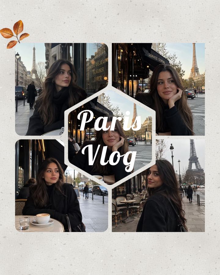 Paris Vlog template, 4:5
